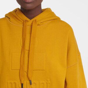 Isabel Marant Oversized Yellow-Orange Hoodie - Fits US S to L